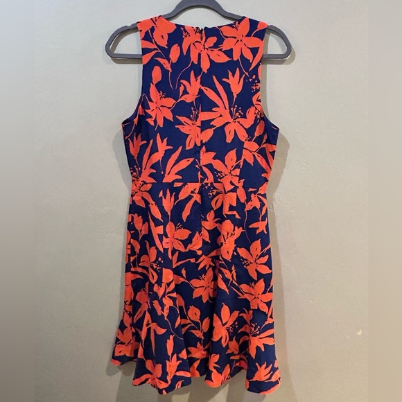 J. Crew Sleeveless Tropical Floral Midi Dress. Women’s Size 6. Like New!! - Picture 3 of 5